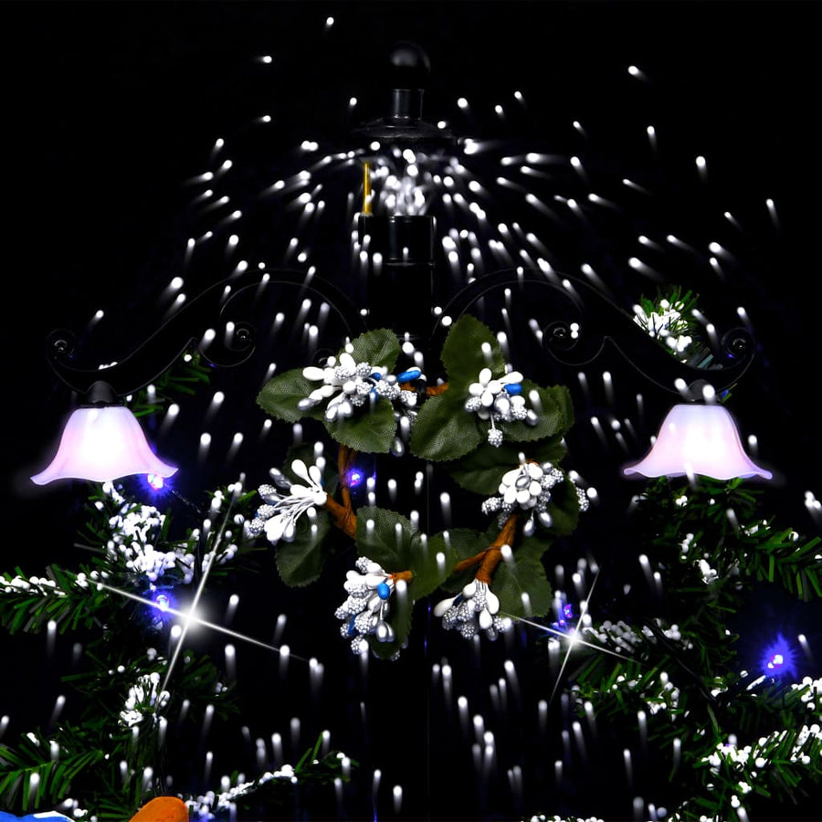 Kerstboom Sneeuwend Met Paraplubasis 75 Cm Pvc Blauw 75 x 60 cm