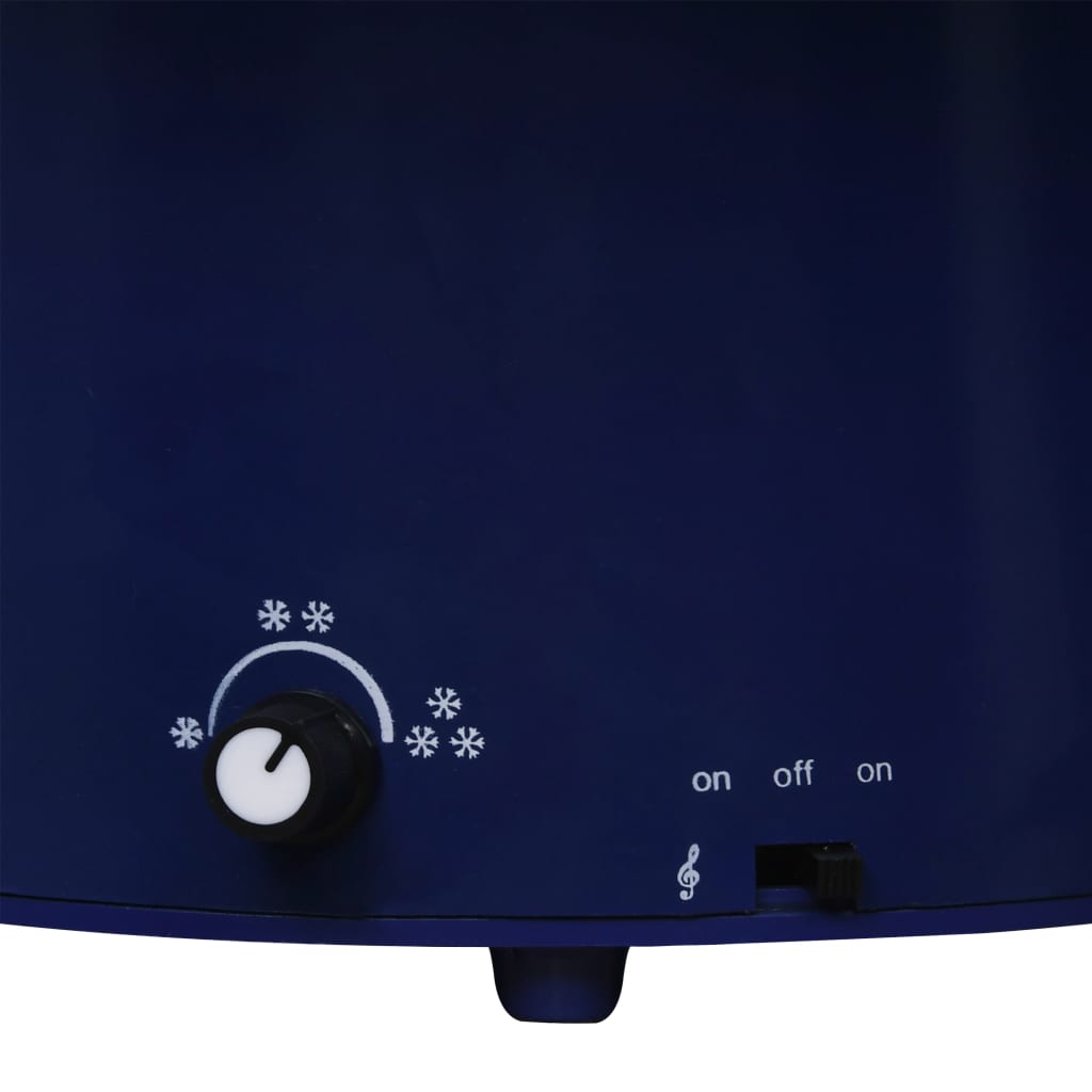 Kerstboom Sneeuwend Met Paraplubasis 75 Cm Pvc Blauw 75 x 60 cm