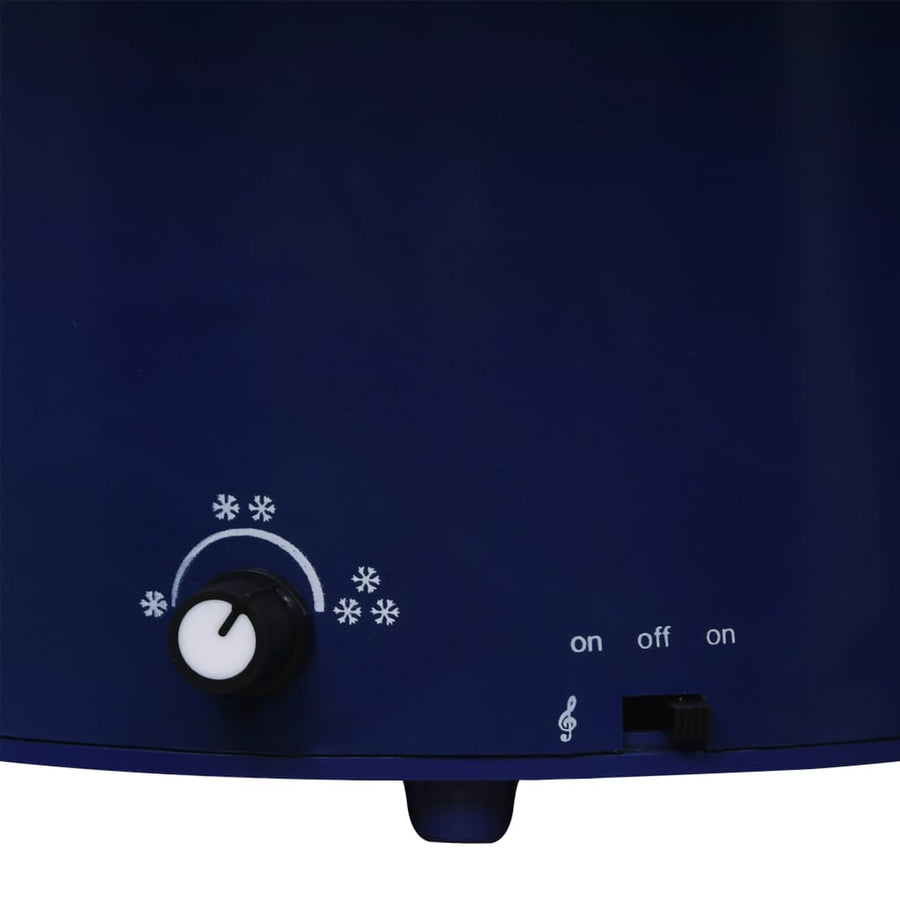 Kerstboom Sneeuwend Met Paraplubasis 75 Cm Pvc Blauw 75 x 60 cm