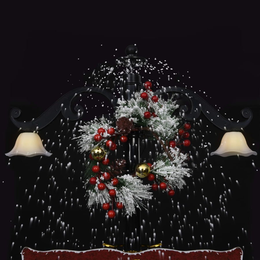 Kerstboom Sneeuwend Met Paraplubasis 70 Cm Pvc Blauw 170 x 105 cm