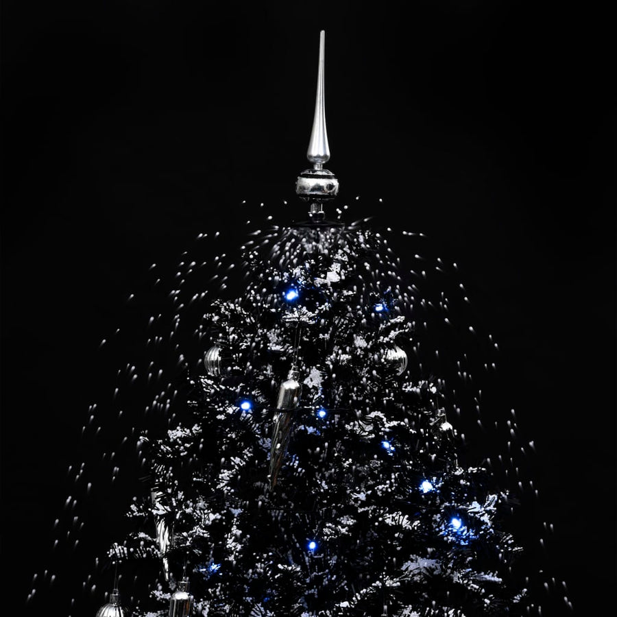 Kerstboom Sneeuwend Met Paraplubasis 40 Cm Pvc 140 x 95 cm Zwart