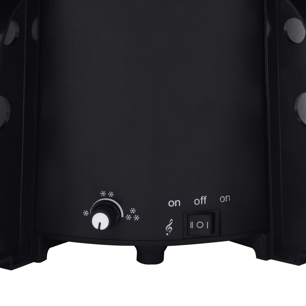 Kerstboom Sneeuwend Met Paraplubasis 70 Cm Pvc 170 x 105 cm Zwart