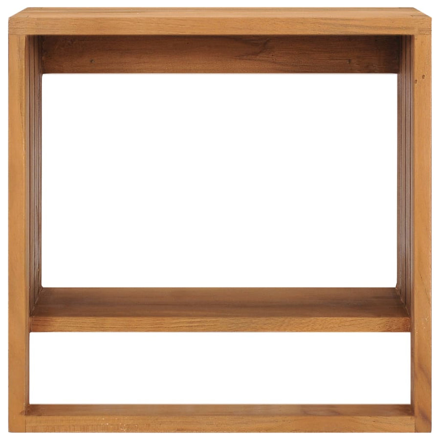 Handdoekenrek Wandmontage 35X20X35 Cm Massief Teakhout