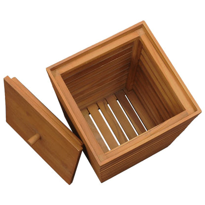 Wasmand 30X30X45 Cm Massief Teakhout