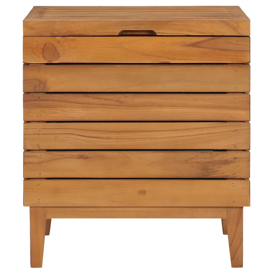 Wasmand Massief Teakhout 40 x 30 x 45 cm