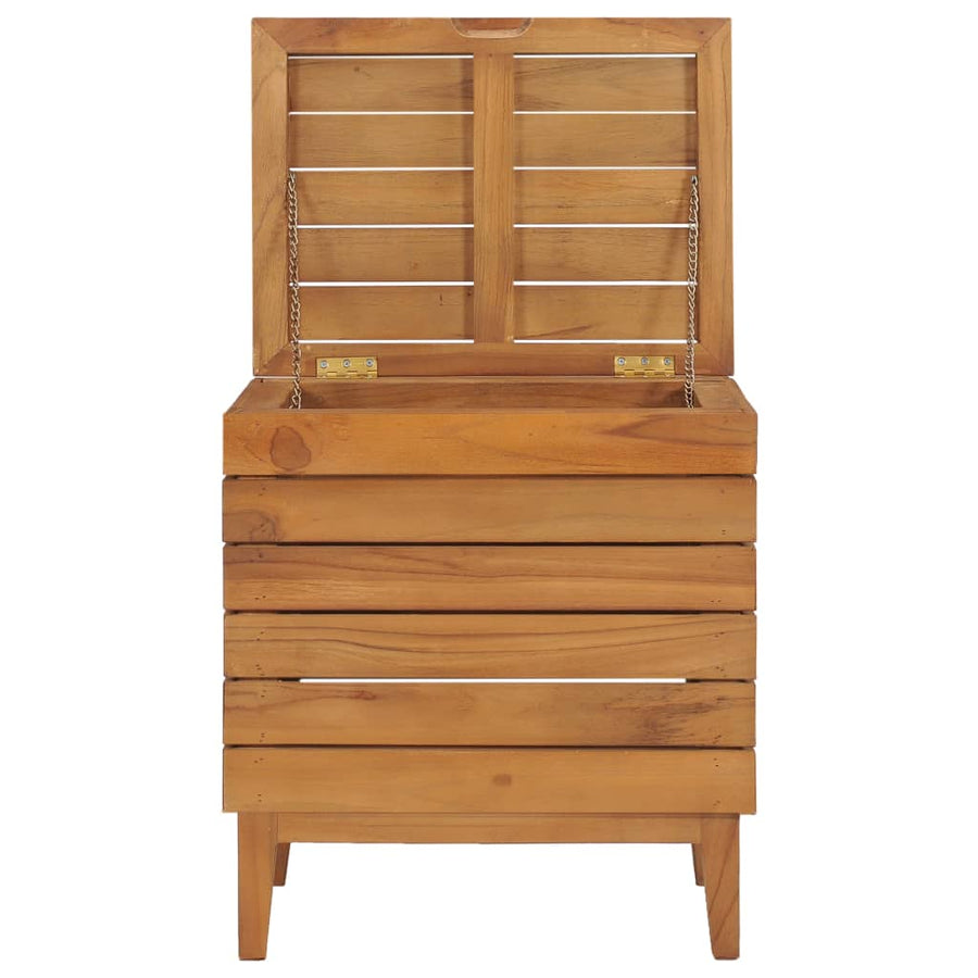 Wasmand Massief Teakhout 40 x 30 x 45 cm