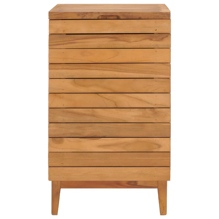 Wasmand Massief Teakhout 40 x 40 x 70 cm