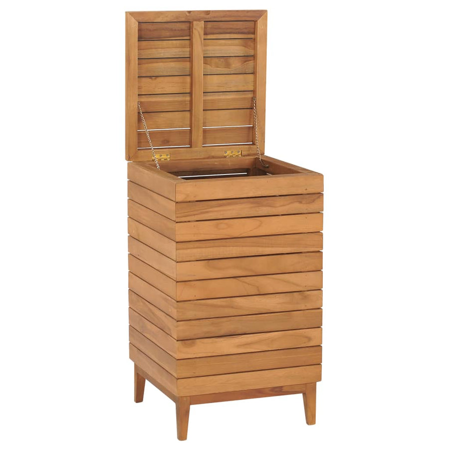Wasmand Massief Teakhout 40 x 40 x 70 cm