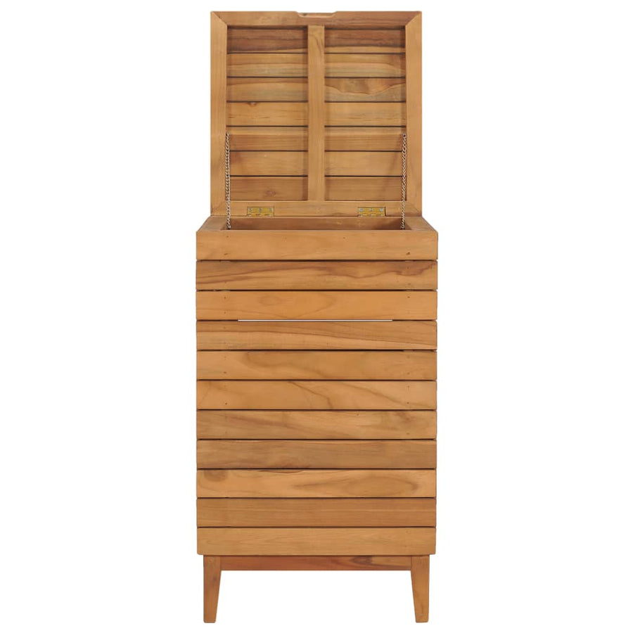 Wasmand Massief Teakhout 40 x 40 x 70 cm