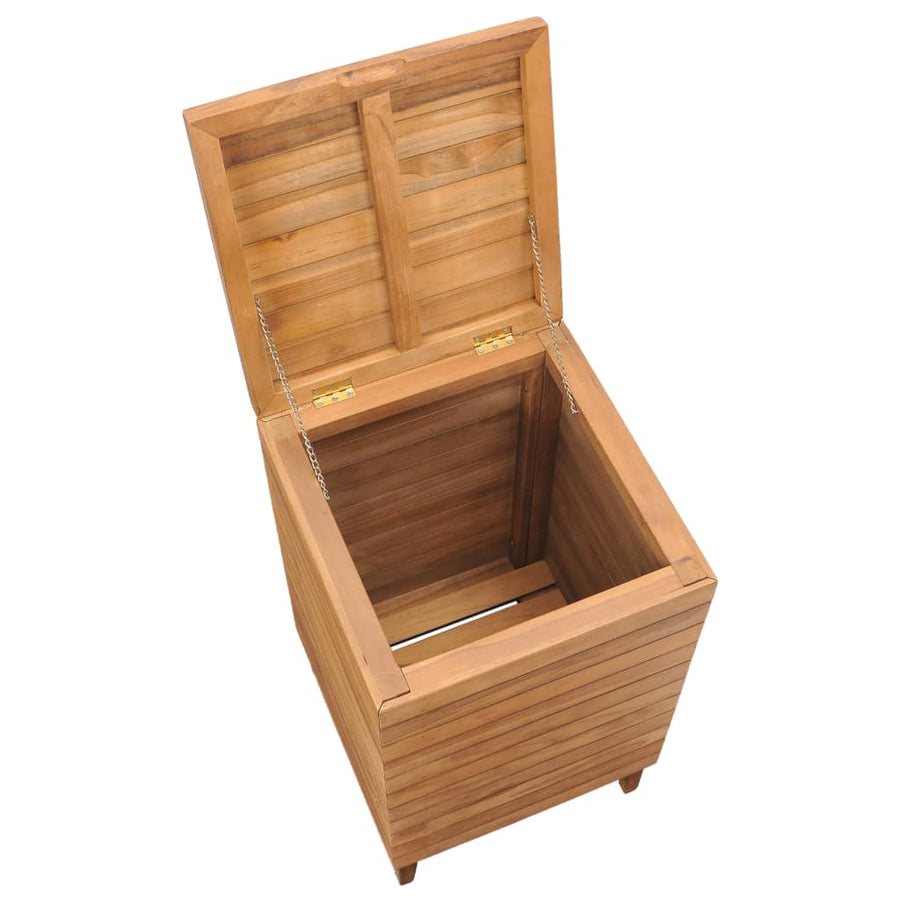 Wasmand Massief Teakhout 40 x 40 x 70 cm