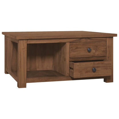 Salontafel 68X68X33 Cm Massief Teakhout