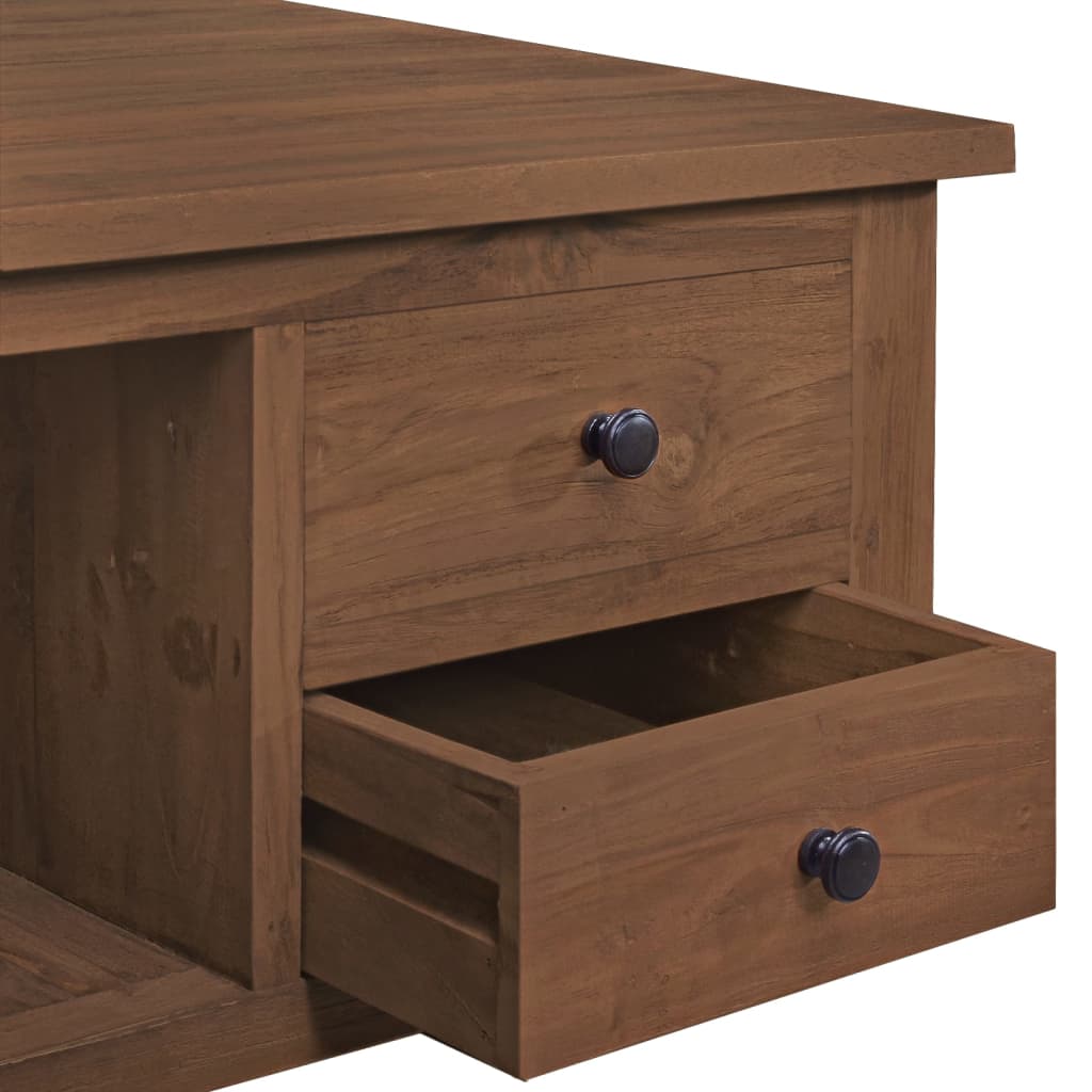 Salontafel 68X68X33 Cm Massief Teakhout