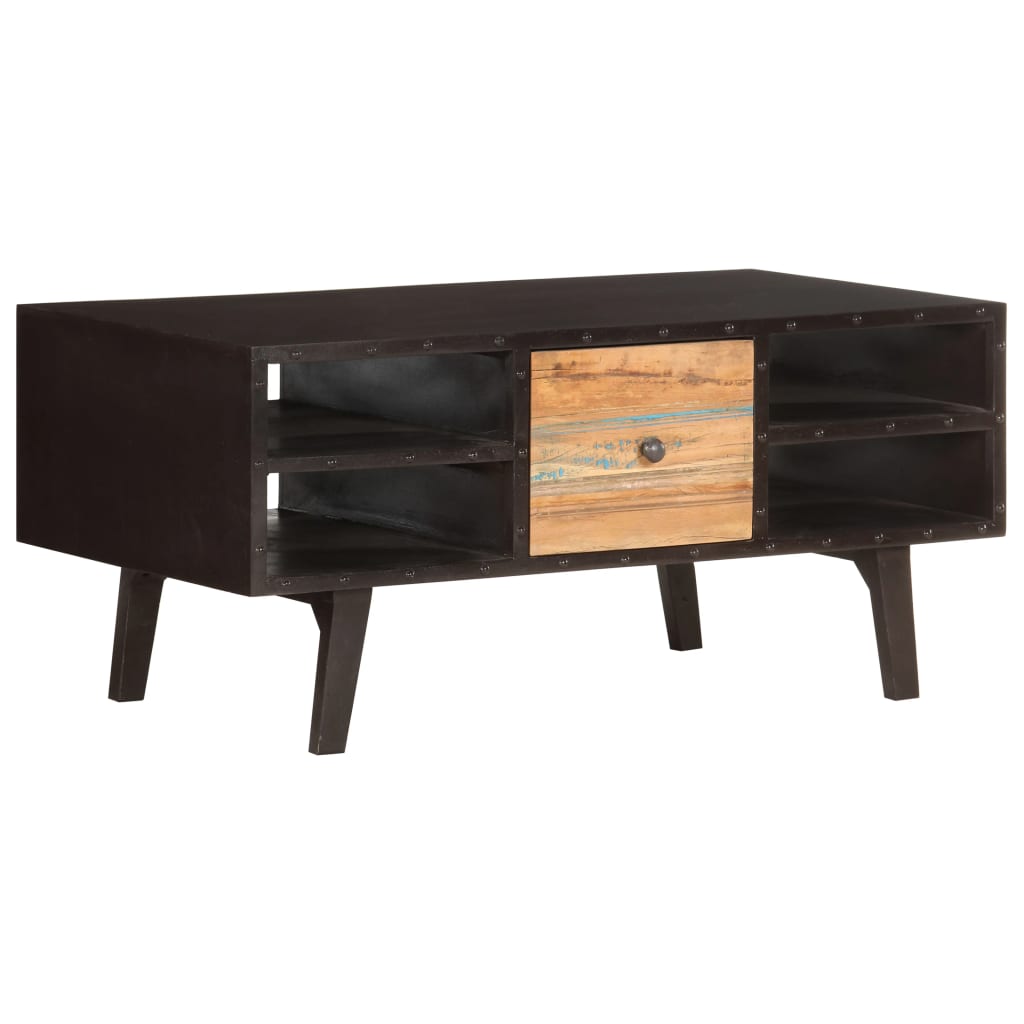 Salontafel 100X50X45 Cm Massief Gerecycled Hout