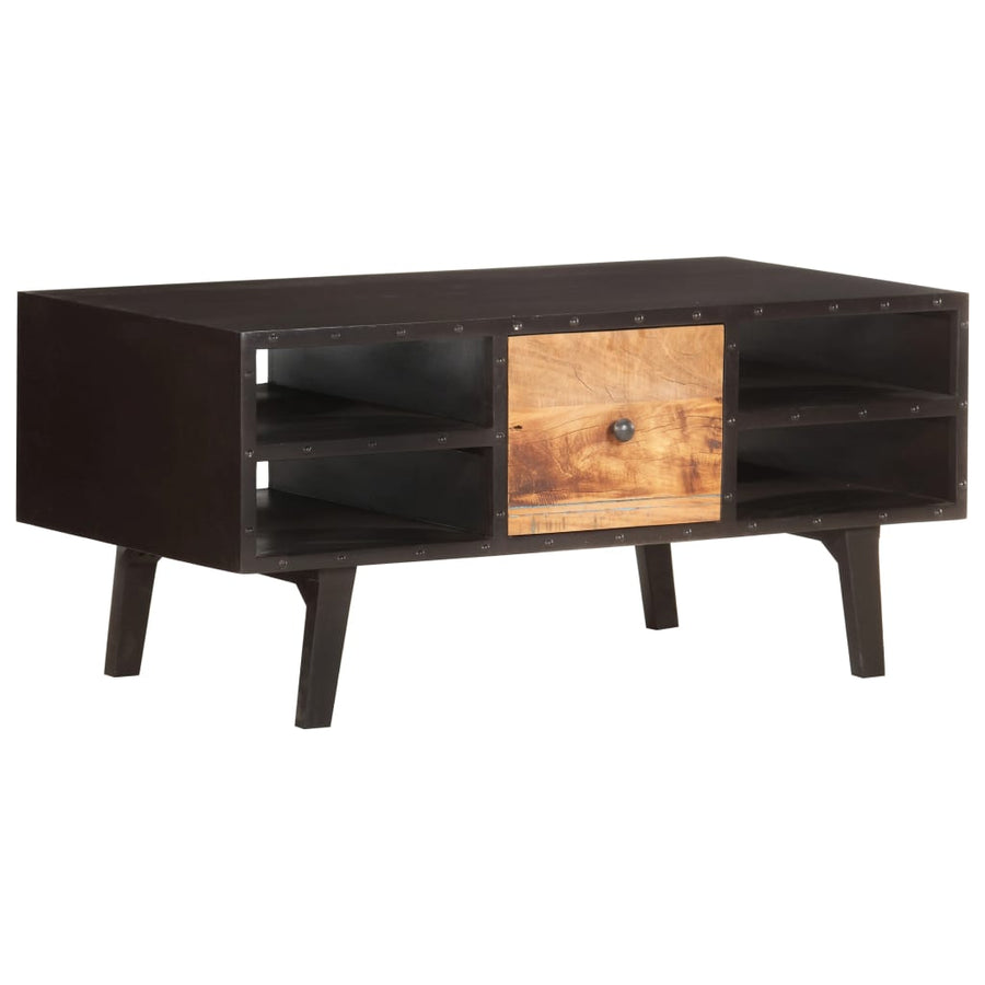 Salontafel 100X50X45 Cm Massief Gerecycled Hout