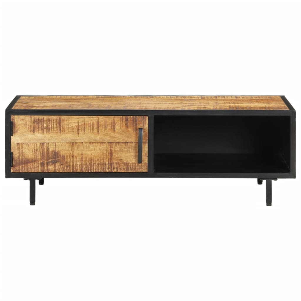 Salontafel 105X50X35 Cm Ruw Mangohout