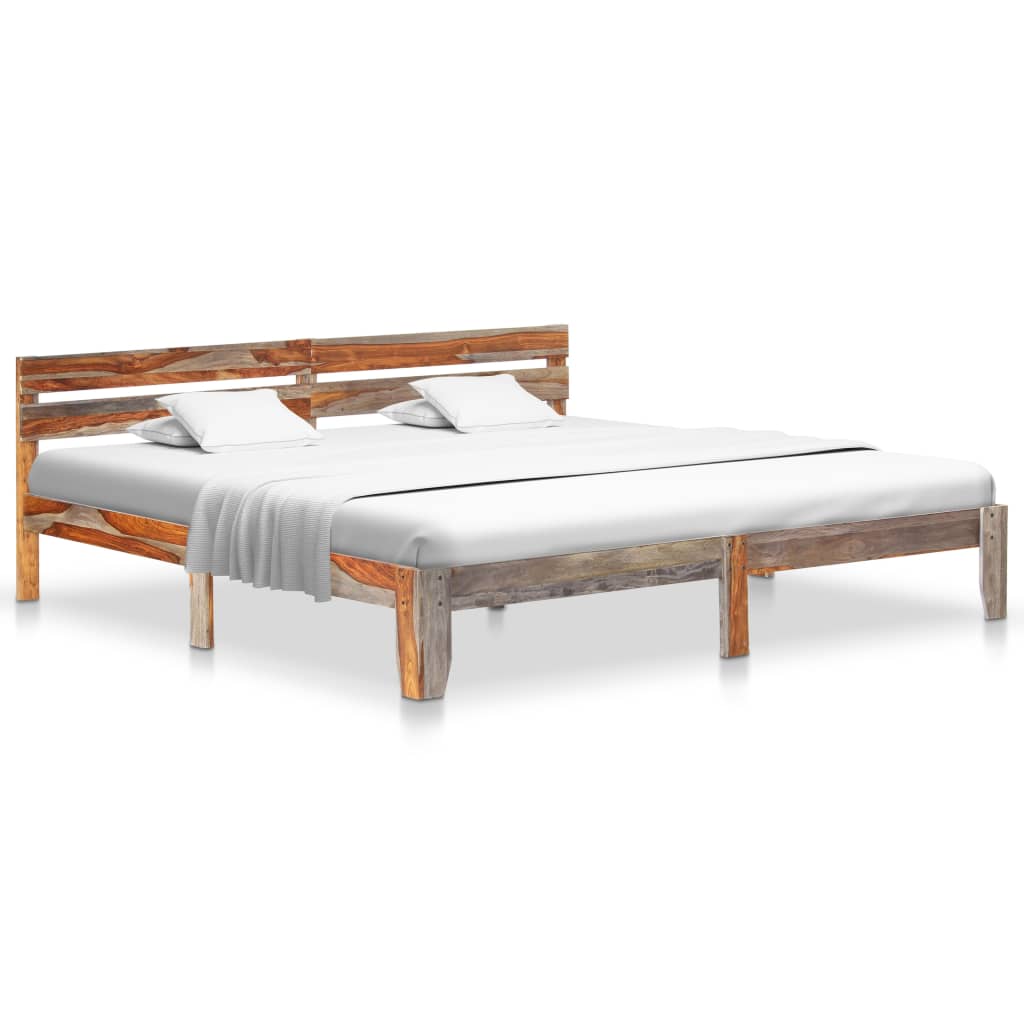 Bedframe Massief Sheeshamhout