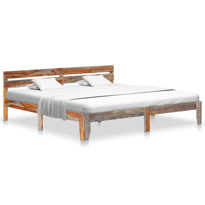 Bedframe Massief Sheeshamhout