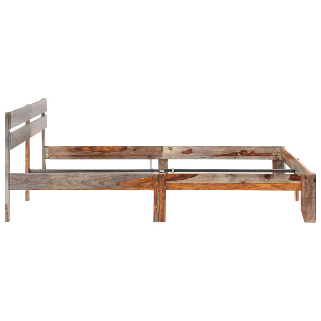 Bedframe Massief Sheeshamhout