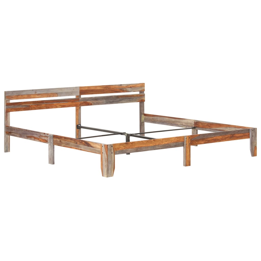Bedframe Massief Sheeshamhout