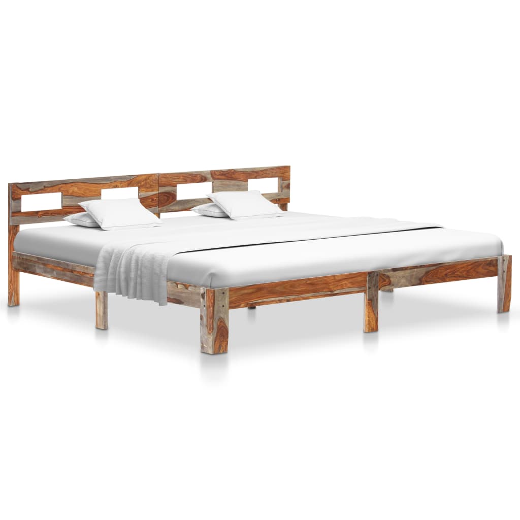 Bedframe Massief Sheeshamhout 200 x 200 cm