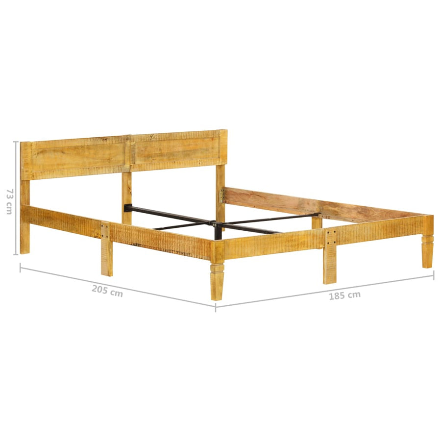 Bedframe 180 Cm 180 x 200 cm massief mangohout