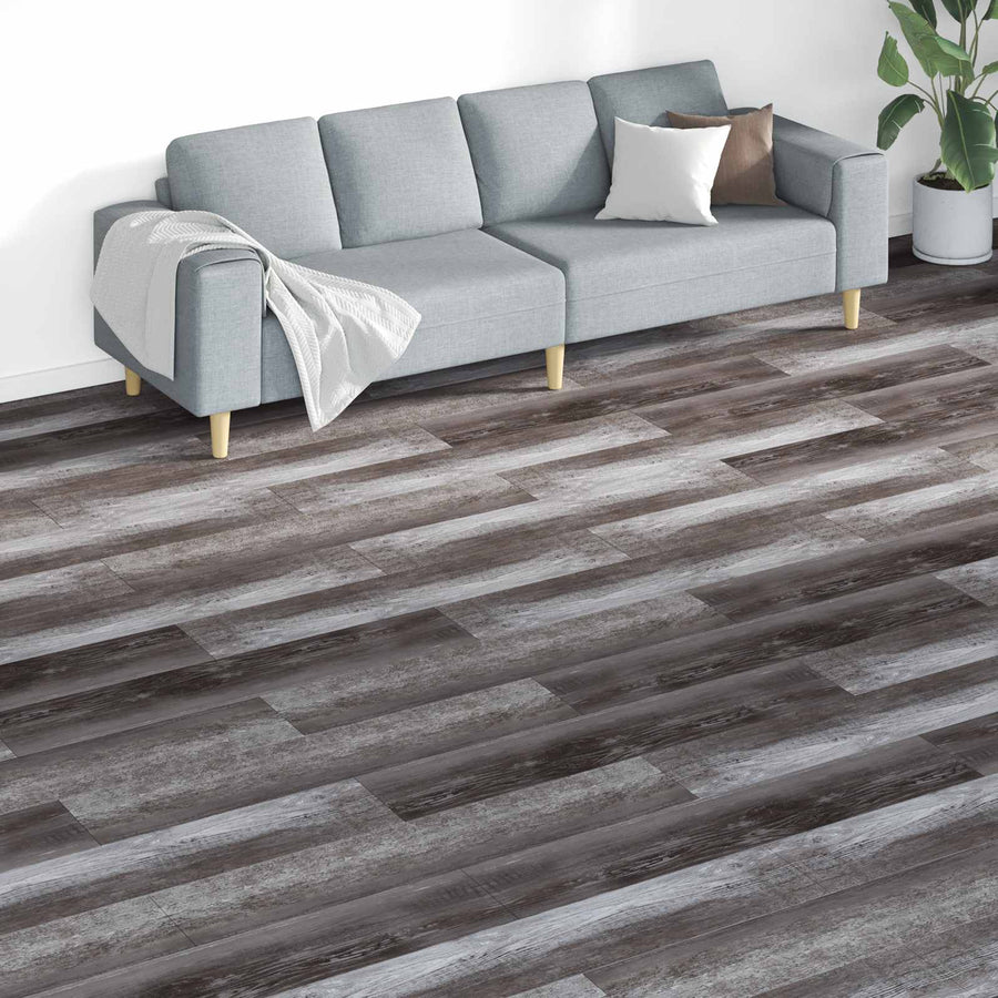 Vloerplanken 18 pcs Bruin 5,26 m² PVC