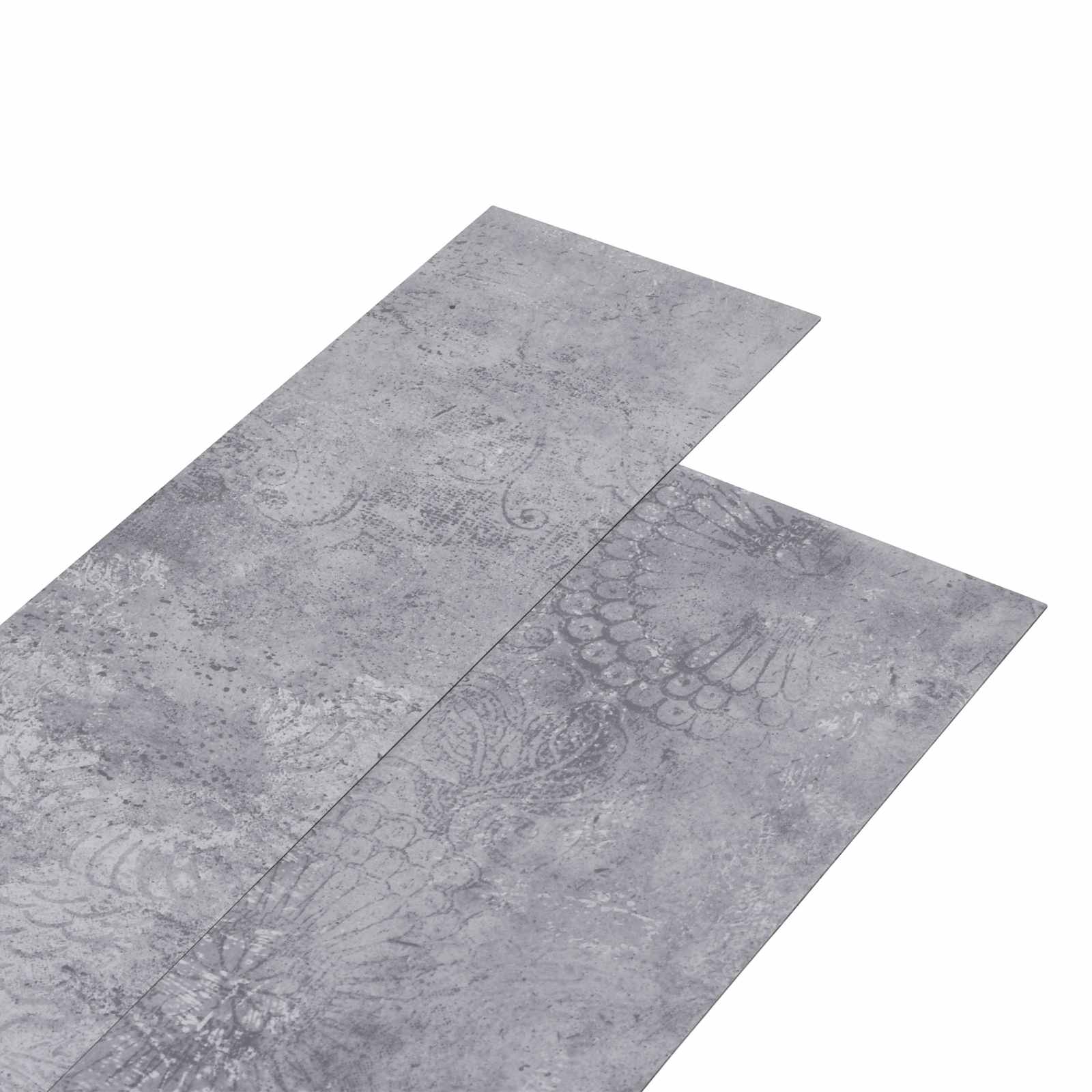 Zelfklevende Vloerplank 32 pcs Cementgrijs 4,46 m² PVC