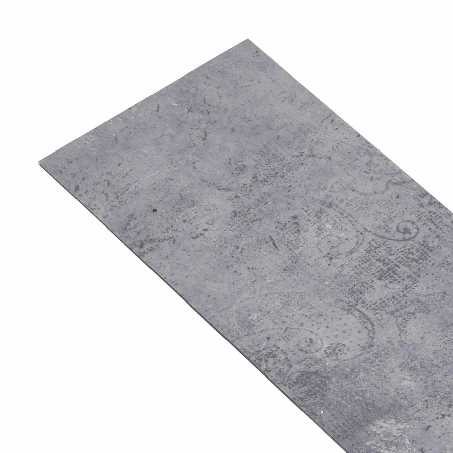 Zelfklevende Vloerplank 32 pcs Cementgrijs 4,46 m² PVC