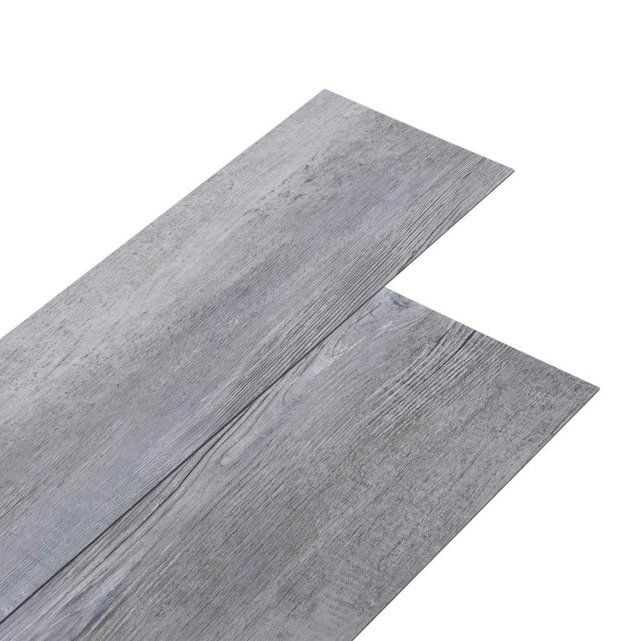 Vloerplanken 36 pcs Grijs 5,02 m² PVC