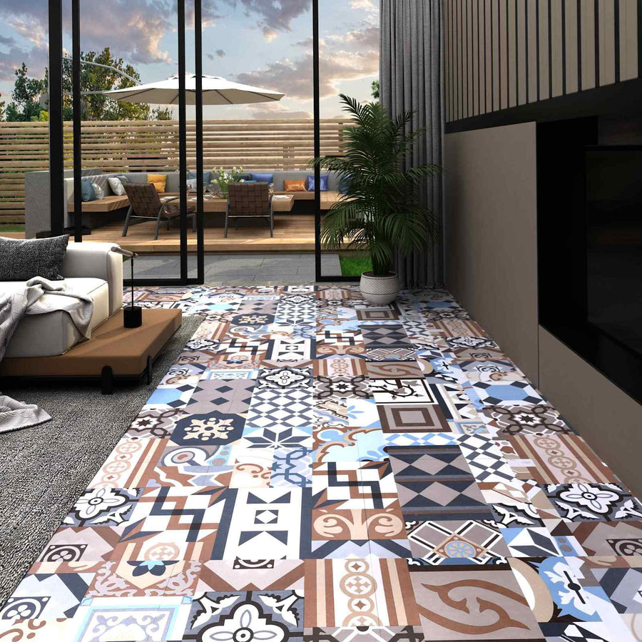 Vloerplanken 55 pcs Multikleur 5,11 m² PVC