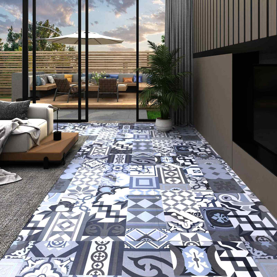 Vloerplanken 55 pcs Multikleur 5,11 m² PVC