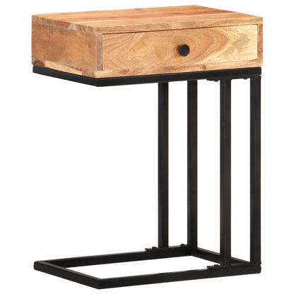 Bijzettafel U-Vormig 45X30X6 Cm Massief acaciahout