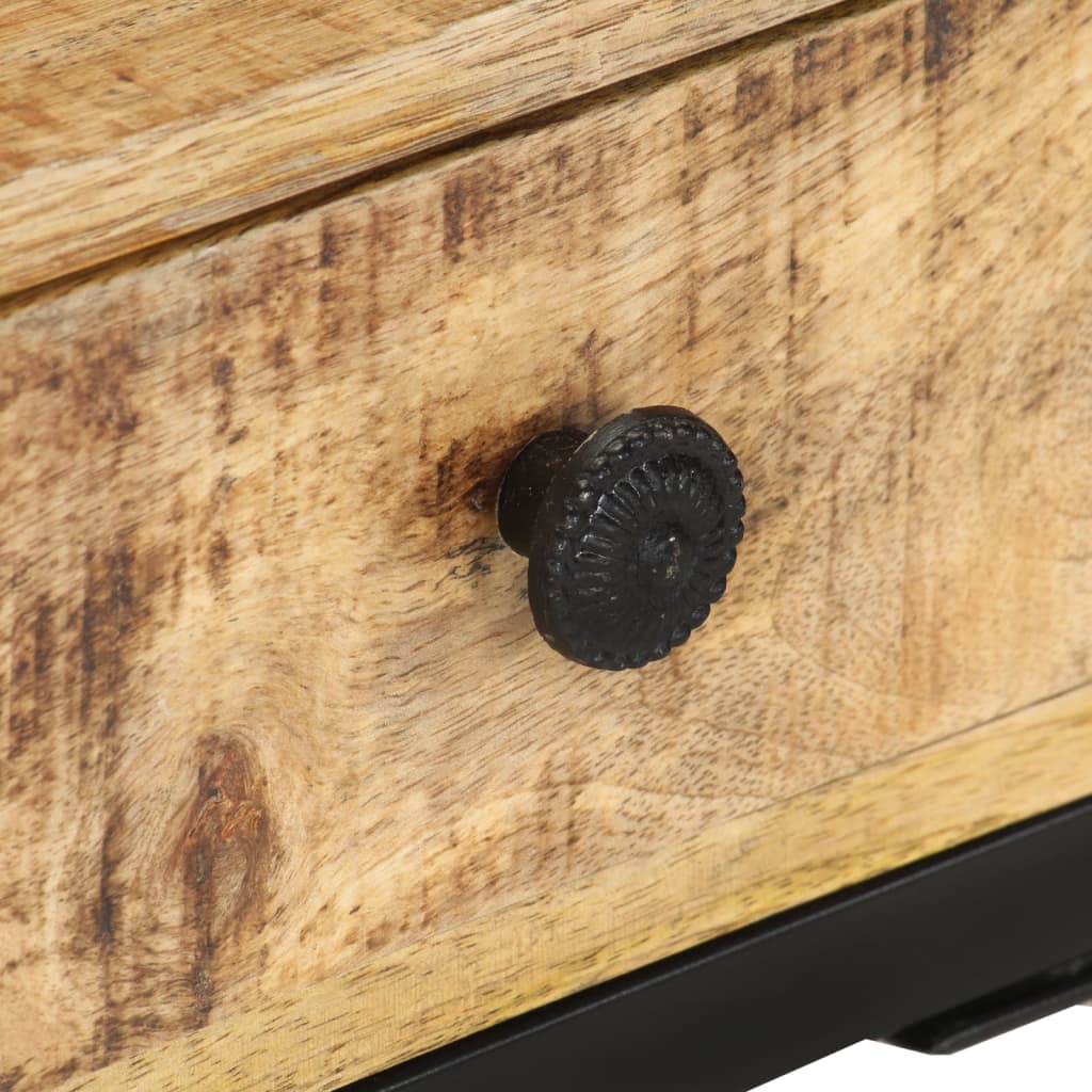 Bijzettafel U-Vormig 45X30X6 Cm massief mangohout