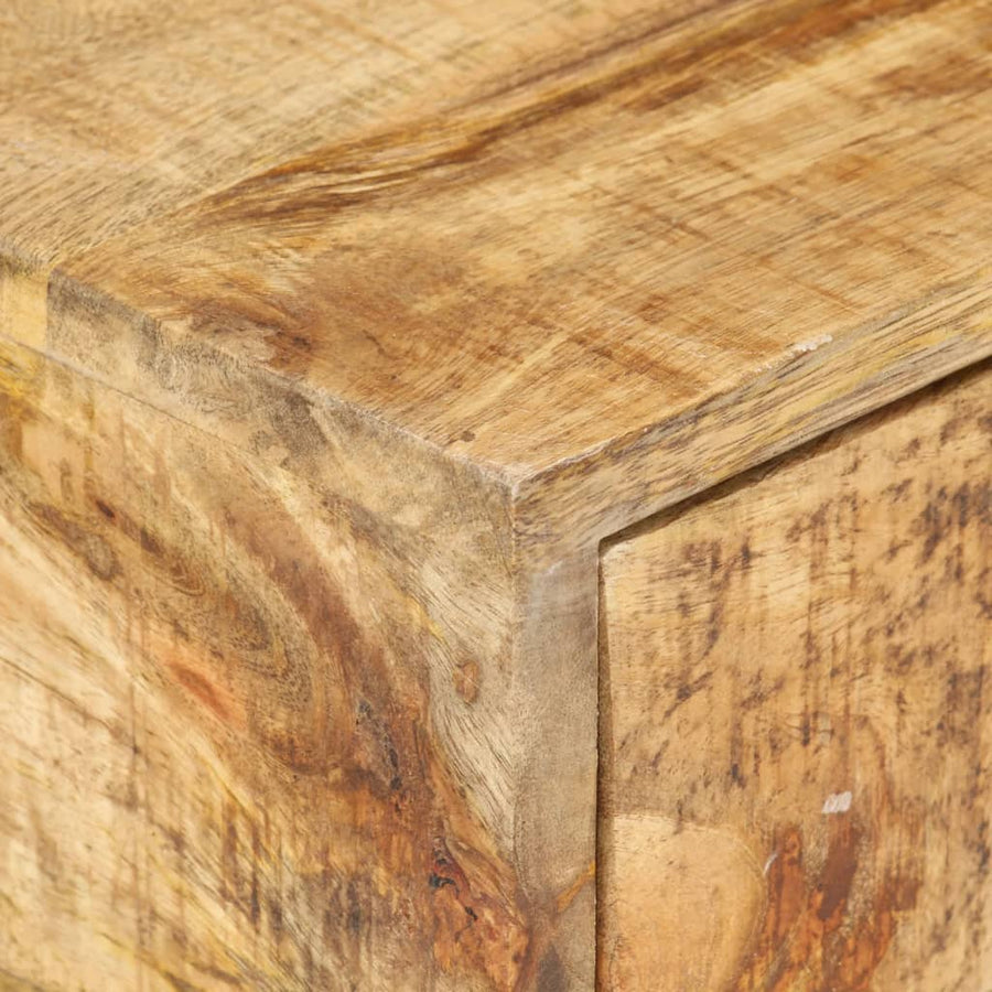 Bijzettafel U-Vormig 45X30X6 Cm massief mangohout