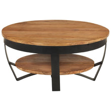Salontafel 65X65X32 Cm Massief Acaciahout 1 65 x 32 cm