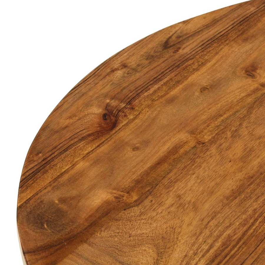 Salontafel 65X65X32 Cm Massief Acaciahout 1 65 x 32 cm