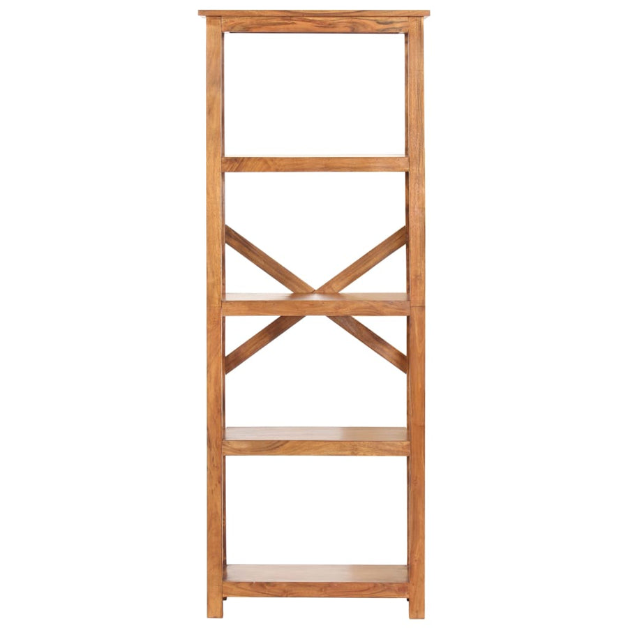 Boekenkast Acaciahout Met Honingafwerking 60 x 30 x 160 cm