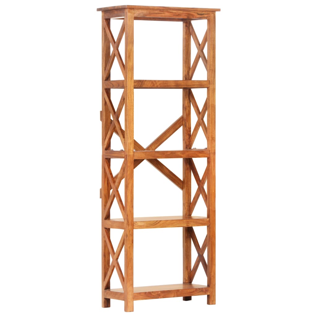 Boekenkast Acaciahout Met Honingafwerking 60 x 30 x 160 cm