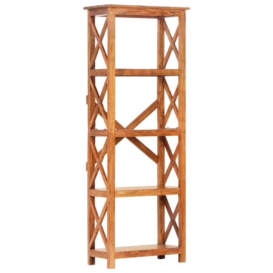 Boekenkast Acaciahout Met Honingafwerking 60 x 30 x 160 cm