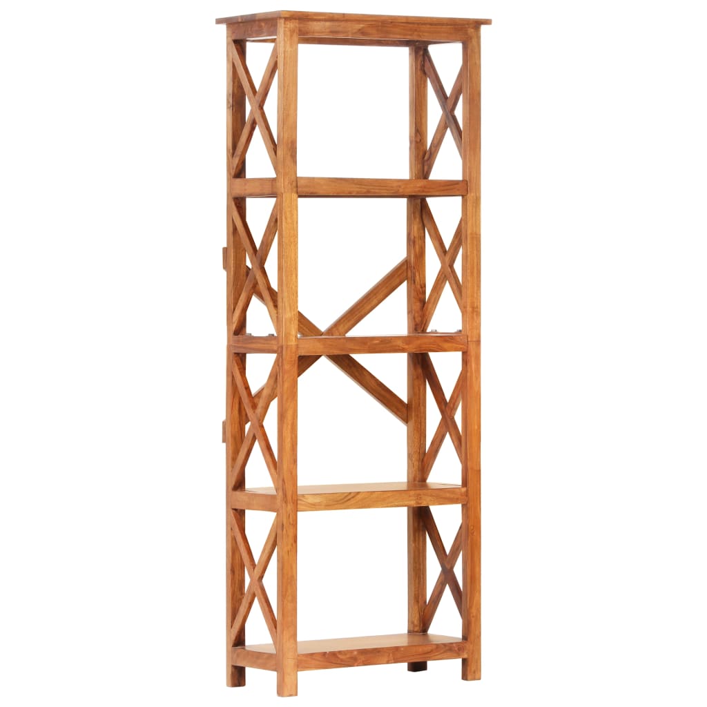 Boekenkast Acaciahout Met Honingafwerking 60 x 30 x 160 cm