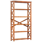 Bookcase 100x30x180 cm solid acacia wood with honey finish