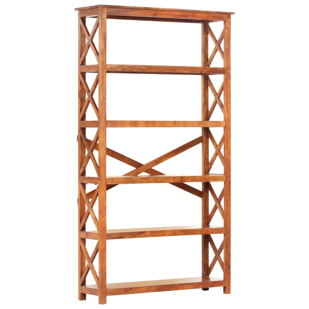 Boekenkast Acaciahout Met Honingafwerking 100 x 30 x 180 cm