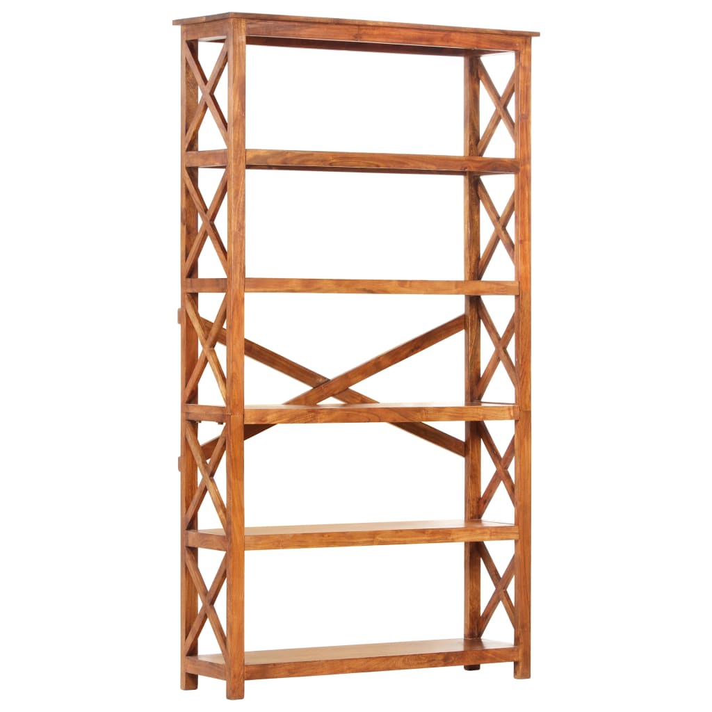 Boekenkast Acaciahout Met Honingafwerking 100 x 30 x 180 cm