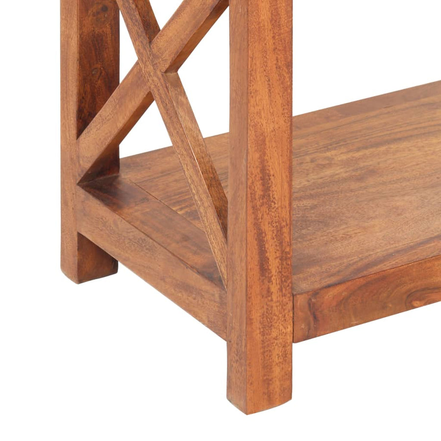 Boekenkast Acaciahout Met Honingafwerking 100 x 30 x 180 cm