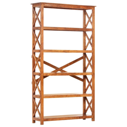 Boekenkast Acaciahout Met Honingafwerking 100 x 30 x 180 cm