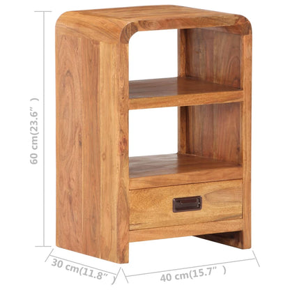 Nachtkastje 40x30x60 cm acaciahout met honingafwerking
