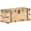 Storage chest 90x40x40 cm solid mango wood