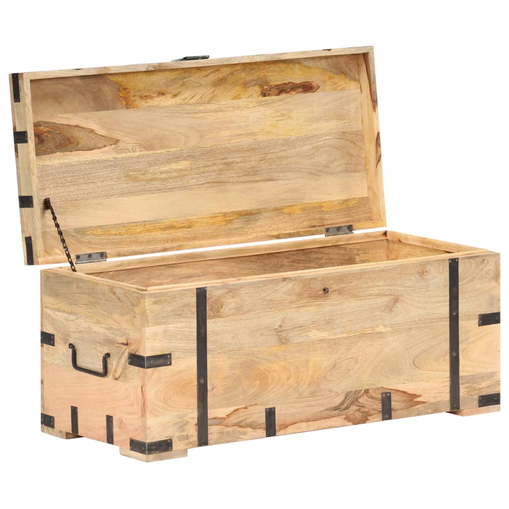Opbergkist 90X40X40 Cm Massief Mangohout