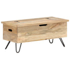 Storage chest 90x40x45 cm solid mango wood