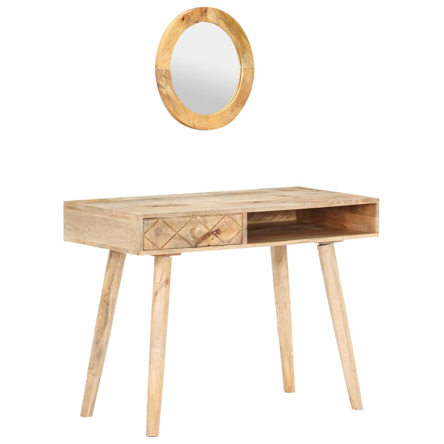 Kaptafel 100X50X76 Cm Massief Mangohout